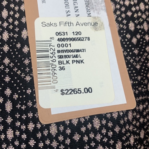 🎉Host Pick 🛍️ Alaia Paris NWT $2,265 Cropped Jacket w/Rose Gold Metallic size 36 - Picture 2 of 10